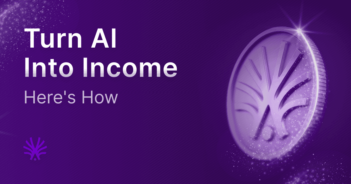 Turn AI into income
